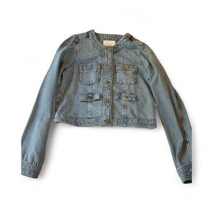 PAIGE Light Blue Denim Jacket